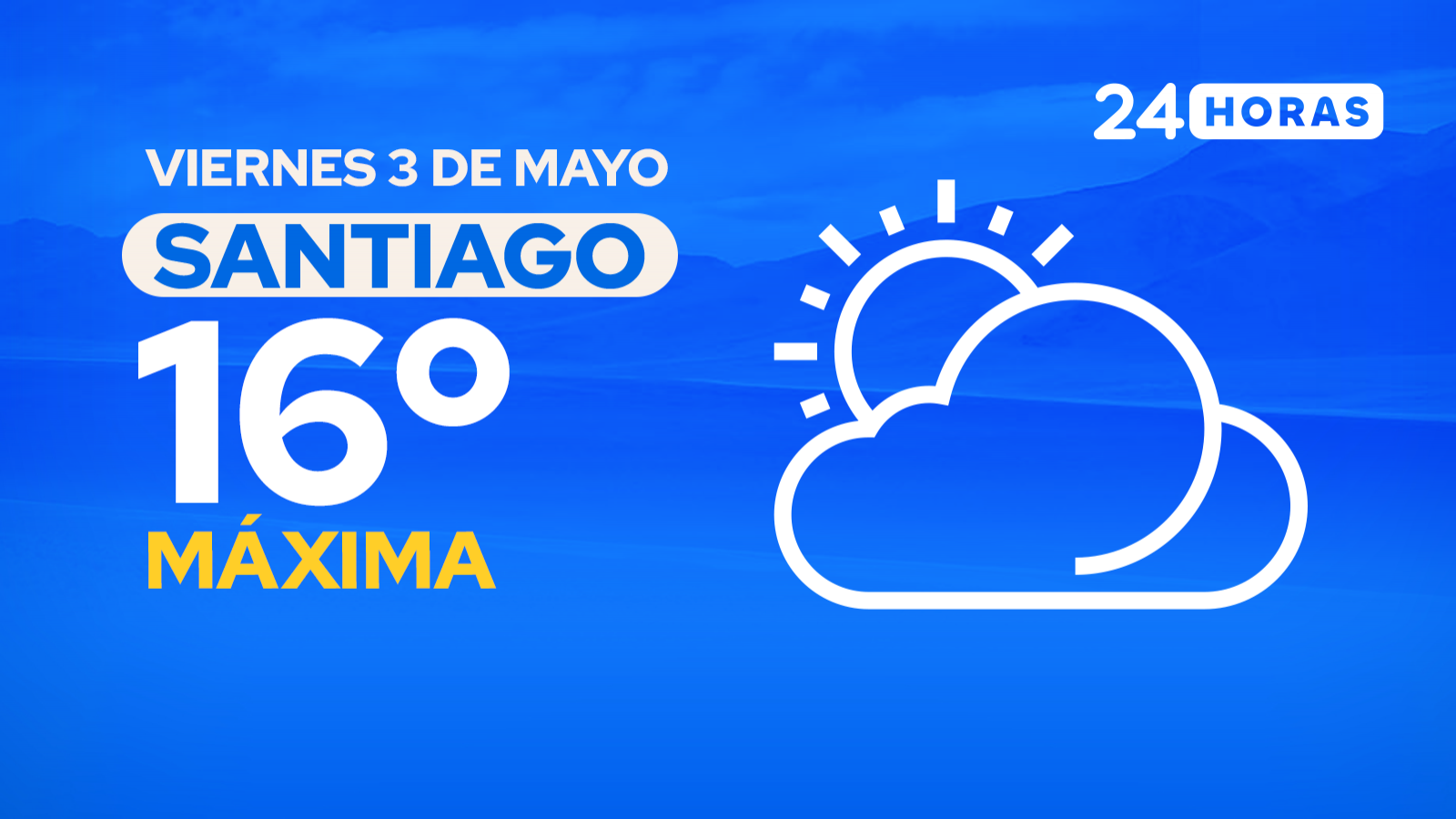 El tiempo en Santiago: viernes 3 de mayo de 2024