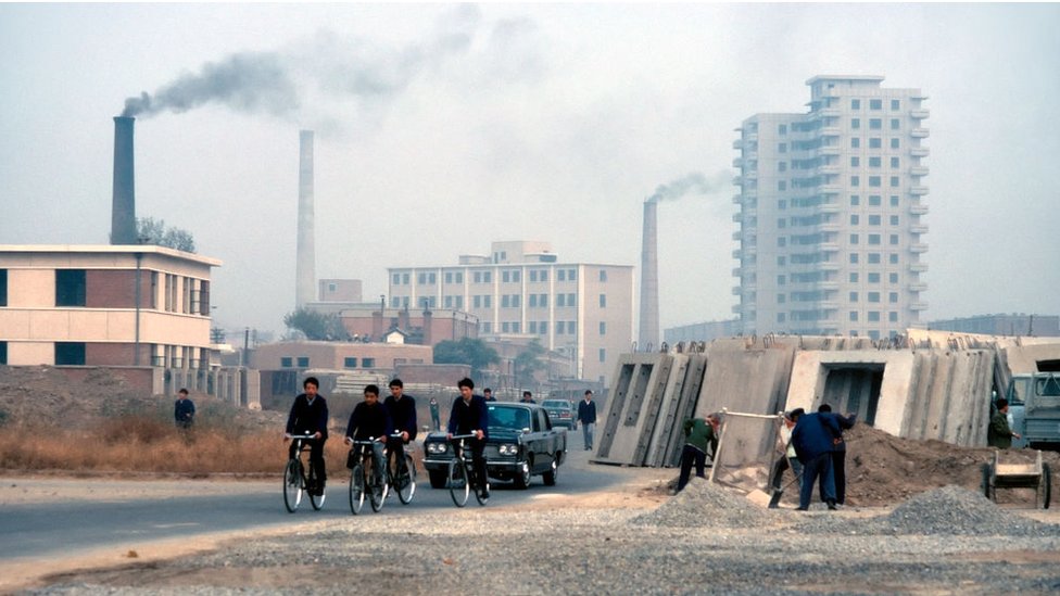 Pekín en 1982, en pleno arranque de su etapa de modernización.