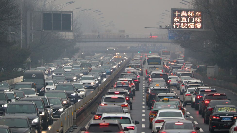 Tráfico en China