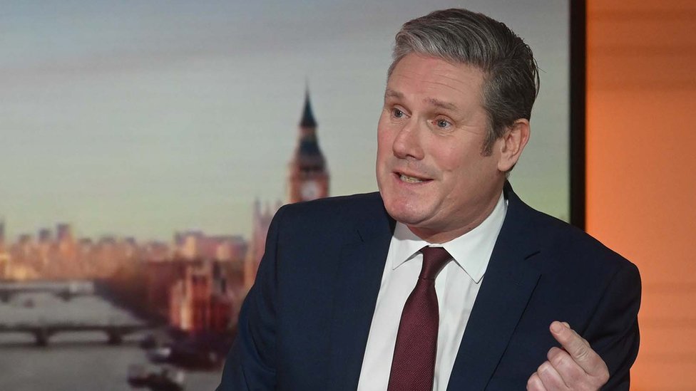 Kier Starmer, líder del opositor Partido Laborista