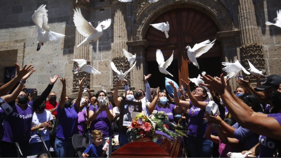 Funeral de Luz Raquel Padilla