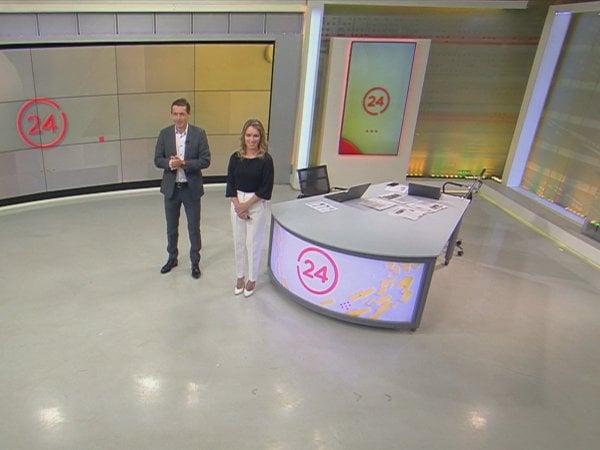 Carla Zunino y Gustavo Huerta en una nueva edición de 24 AM