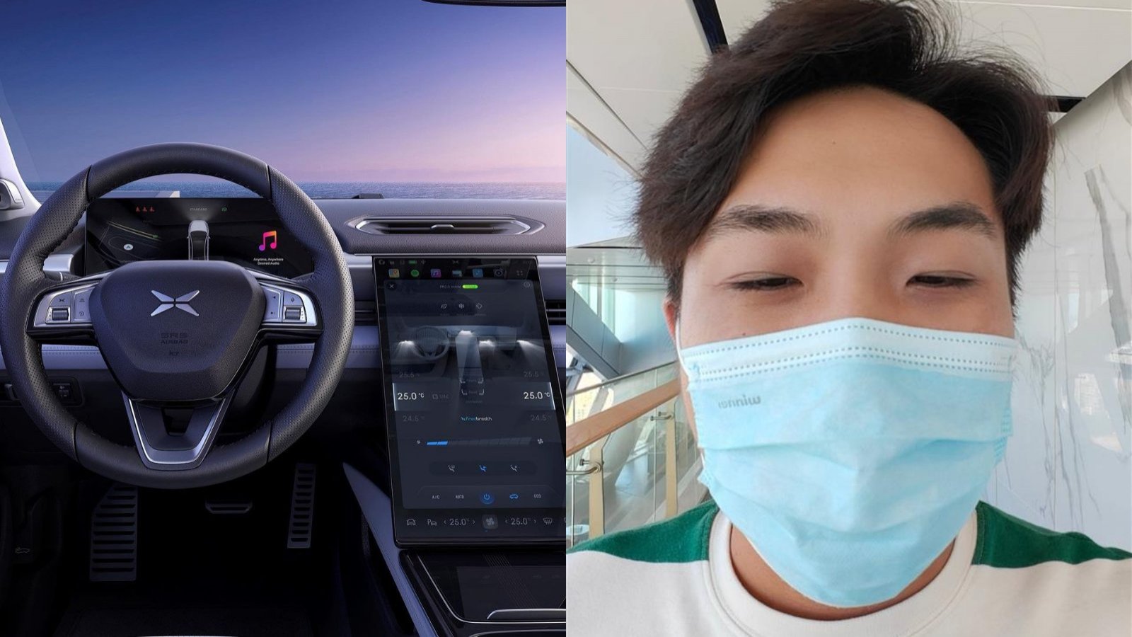 Influencer chino denuncia que su auto detecta su rostro como si estuviera durmiendo