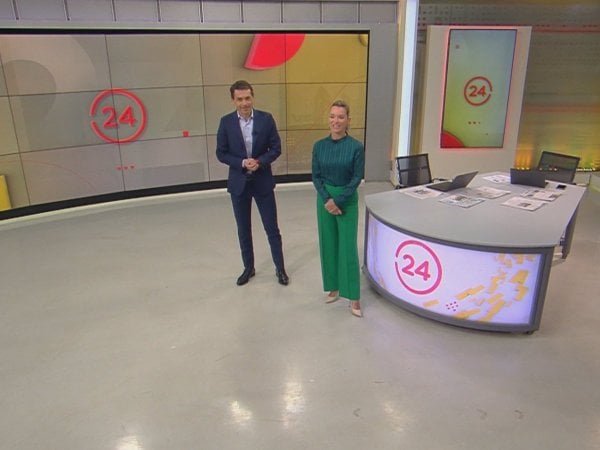 Gustavo Huerta y Carla Zunino en una nueva edición de 24 AM