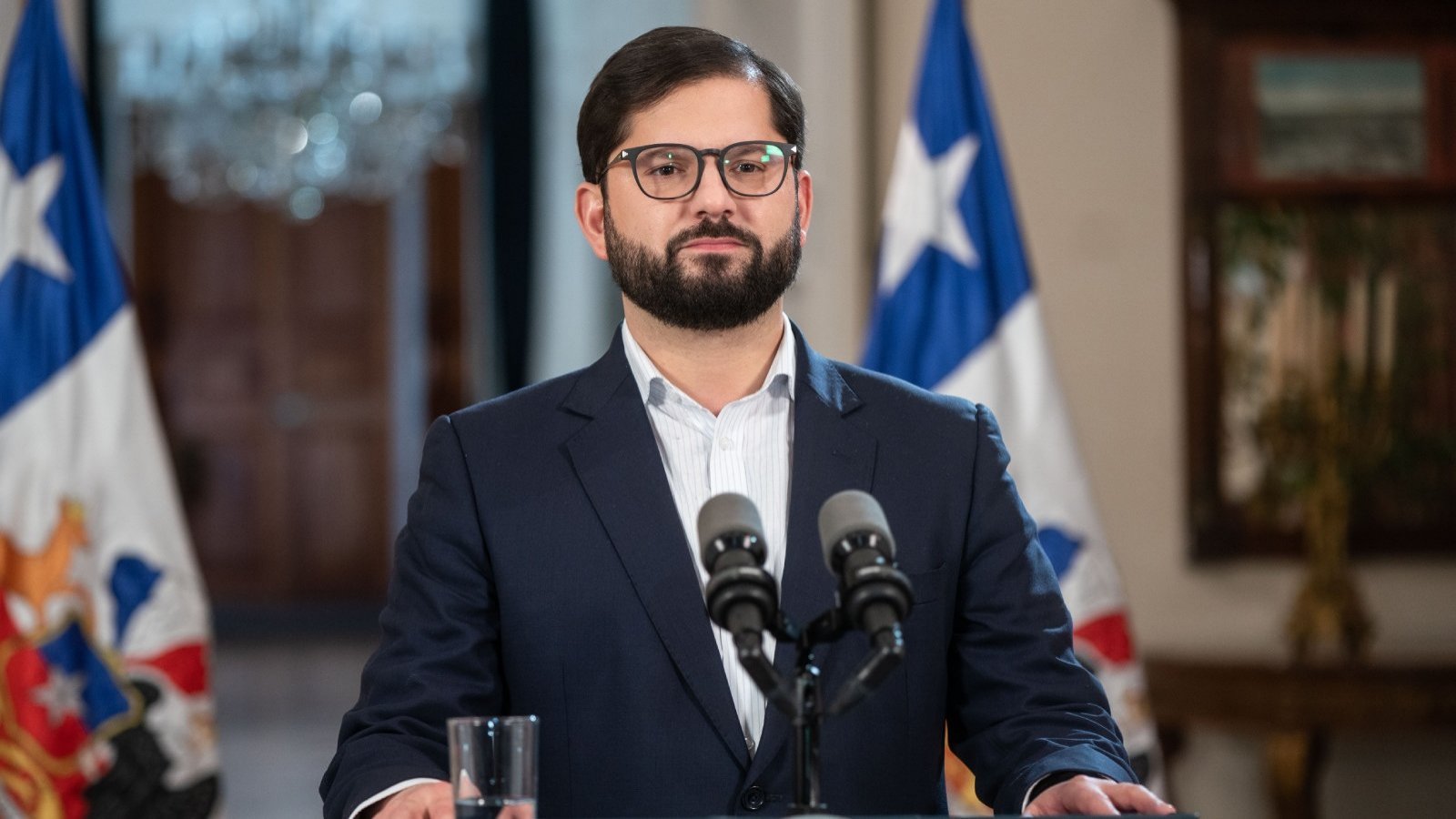 Presidente Gabriel Boric realiza una cadena nacional.