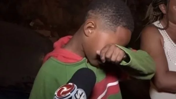 El pequeño Miguel, emocionado tras la ayuda recibida para su familia