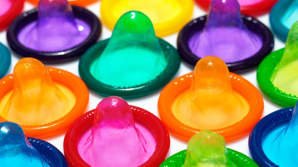 Condones de colores