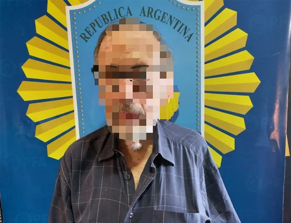 Imagen de Juan Percowicz tomada por la Policía Federal