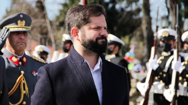 Presidente Gabriel Boric en conmemoración del natalicio de Bernardo O'Higgins