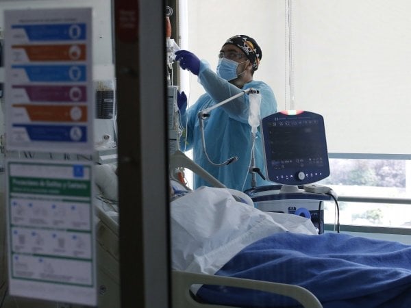 Paciente internado en un hospital