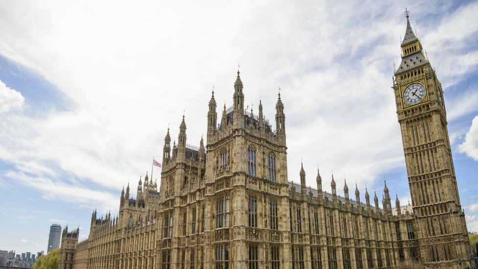El edificio Parlamento británico