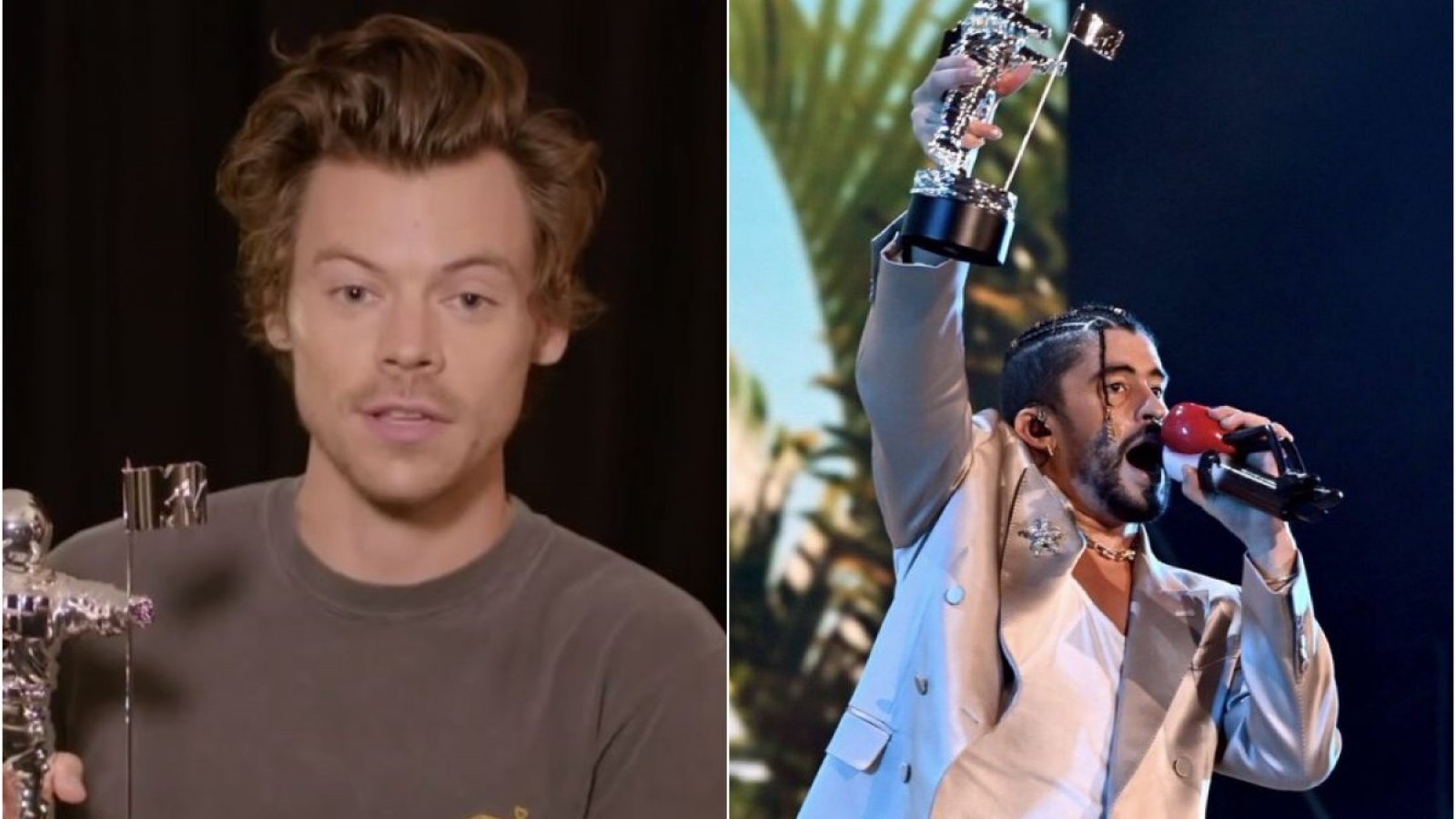 Harry Styles y Bad Bunny triunfan en MTV VMAs 2022 revisa el listado