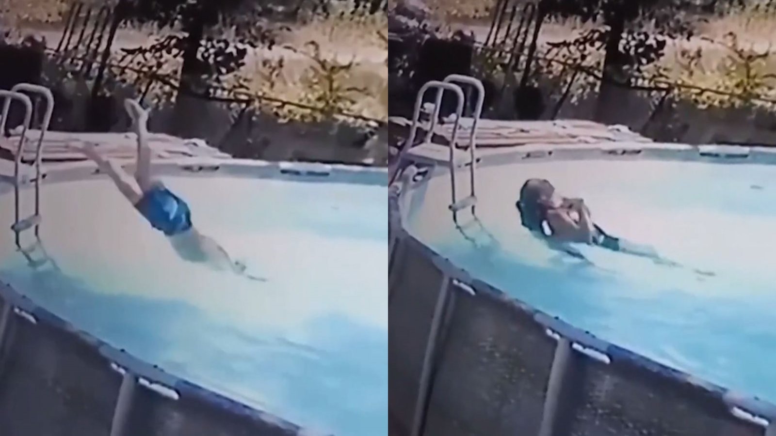 Niño de 10 años rescata a su madre que convulsionó en la piscina de su casa