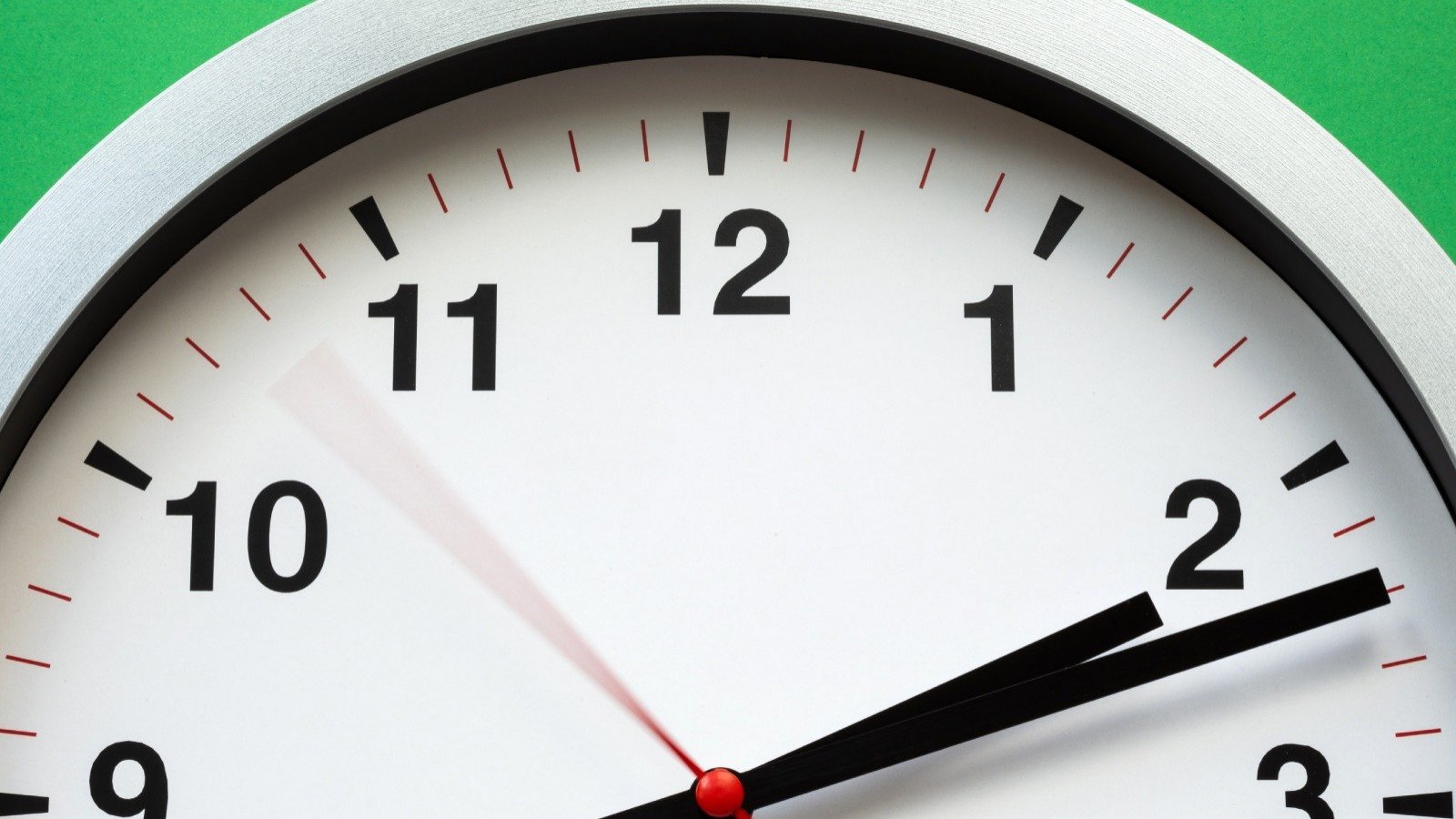Reloj referencial por el cambio de hora que se realizará en septiembre en Chile