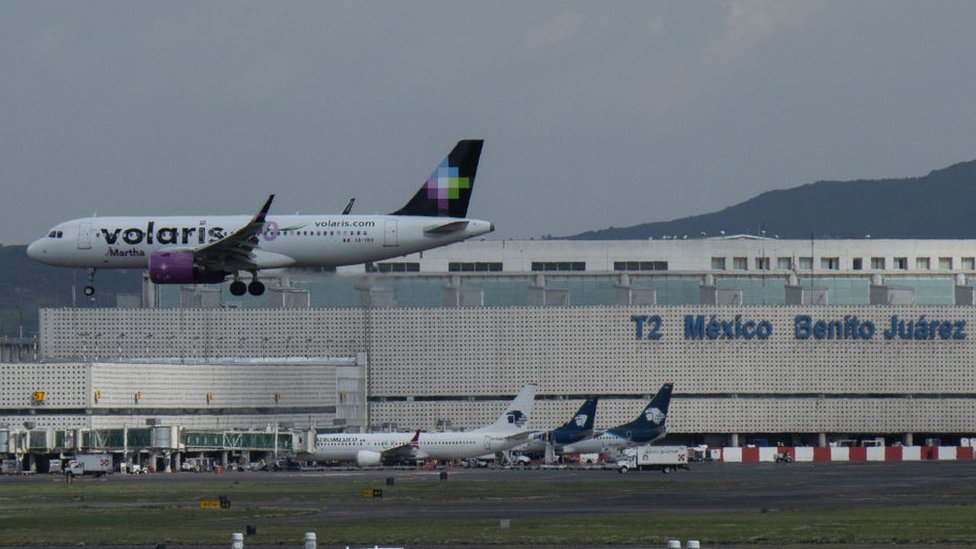 Aeropuerto Benito Juárez en México
