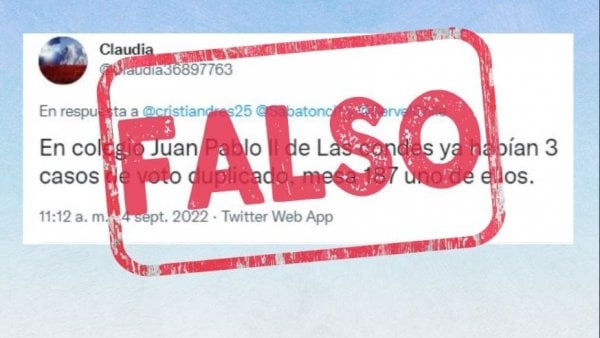 Servel desmiente votos duplicados en colegio de Las Condes