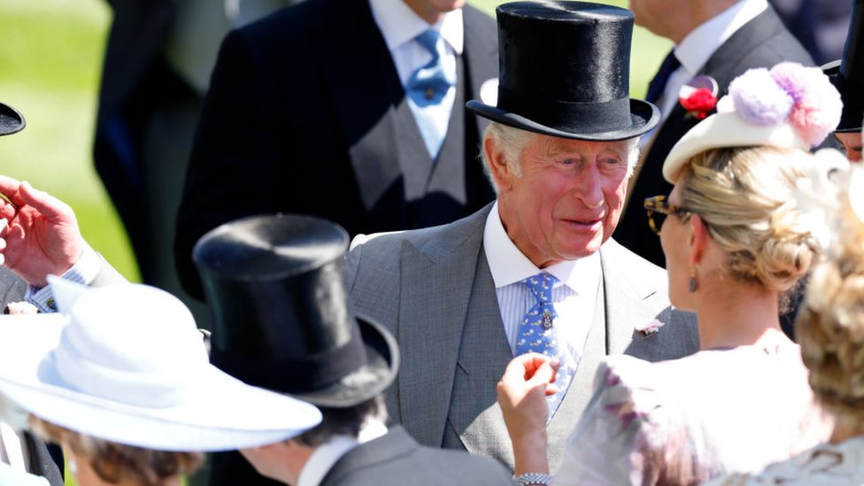 Carlos III en el día 1 del Royal Ascot en el hipódromo de Ascot el 14 de junio de 2022.