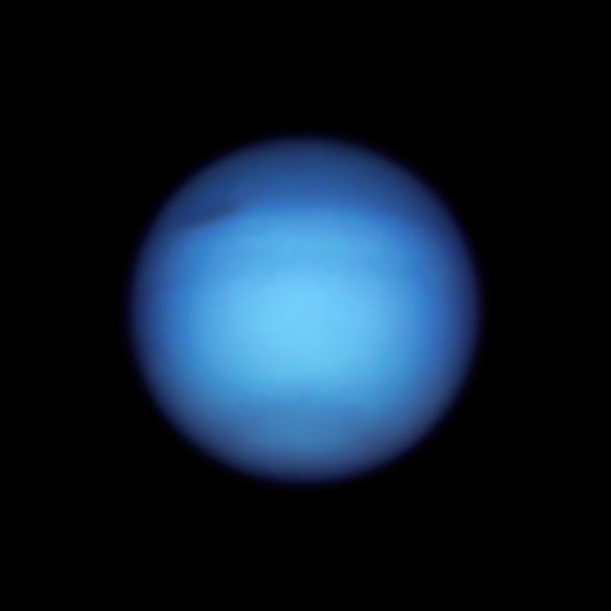 Esta imagen de Neptuno del telescopio Hubble fue publicada el 18 de noviembre de 2021.