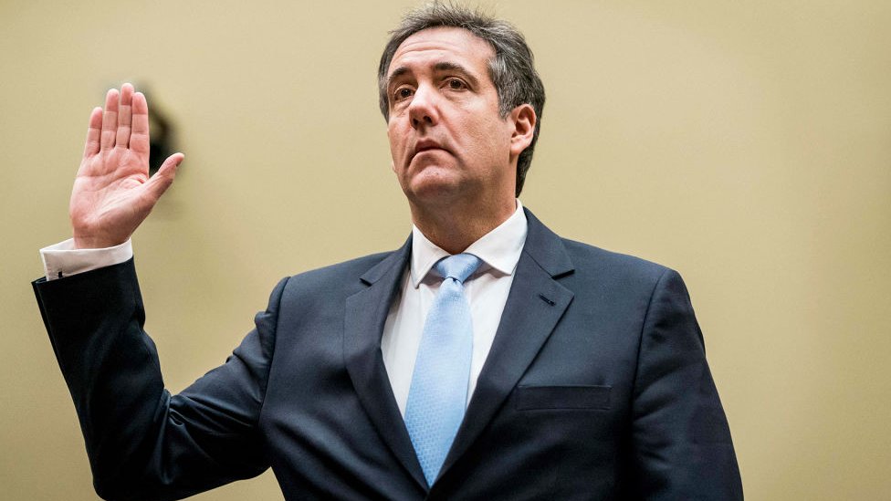 Michael Cohen testificó ante la Cámara de Representantes en 2019.