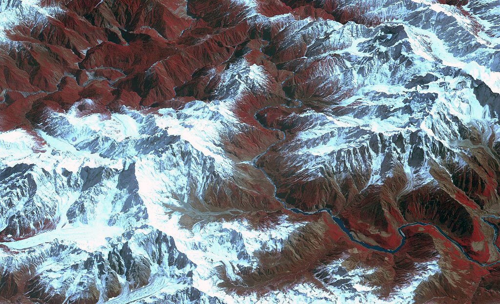 Yarlung Tsangpo desde arriba