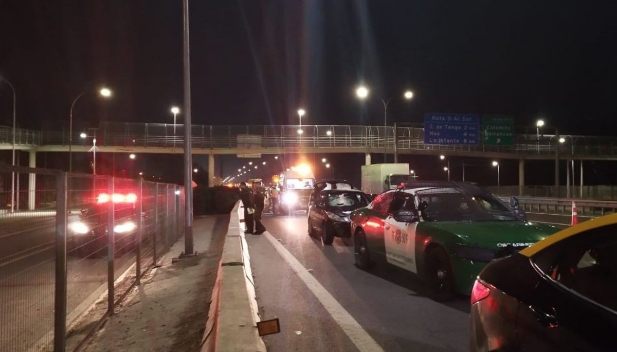 Mujer muere tras ser atropellada en la Ruta 5 Sur: conductor fue ...