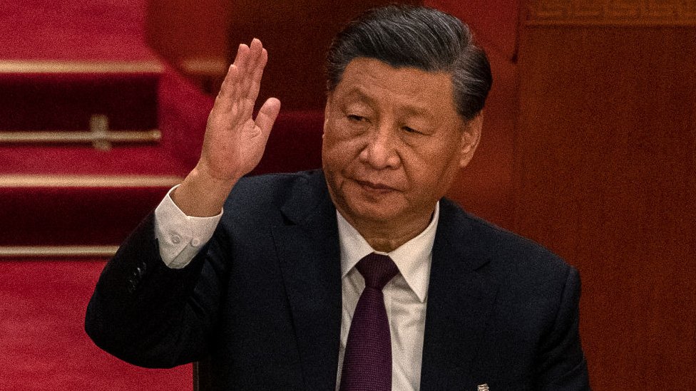 Xi Jinping este 22 de octubre.