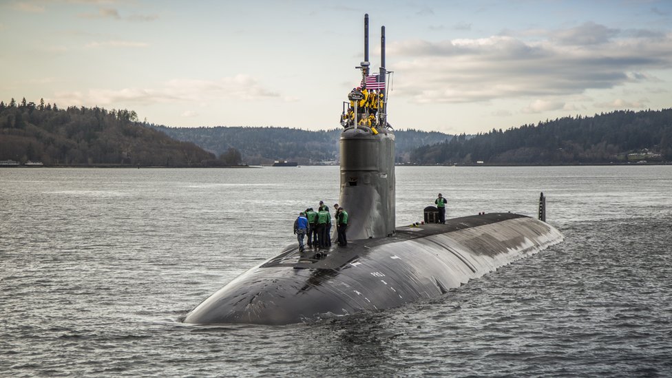 USS Connecticut en Washington, 2016