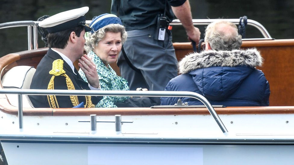 Grabaciones de "The Crown".