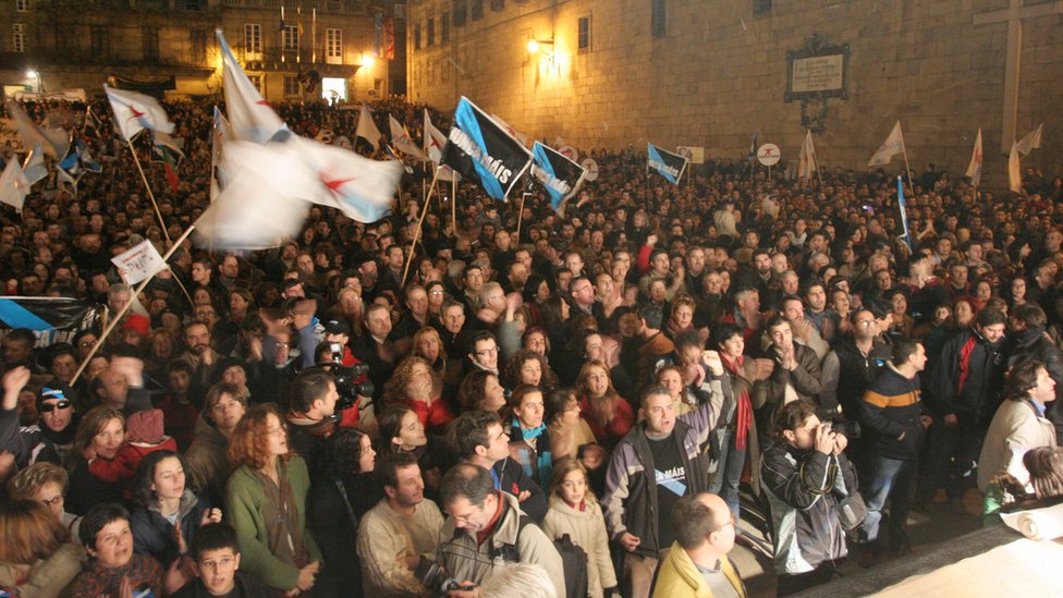 Manifestación de Nunca Máis