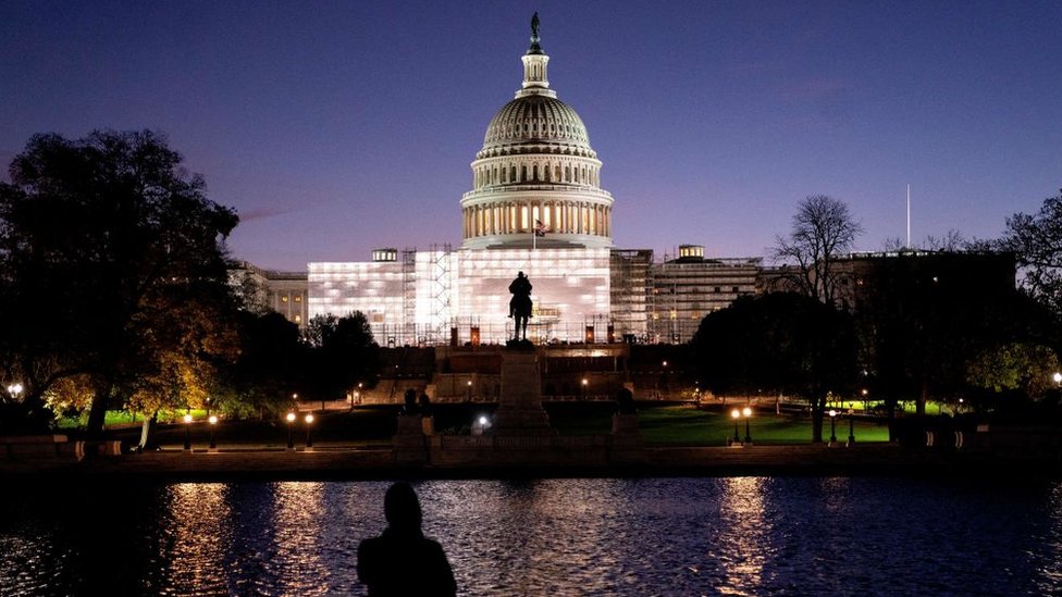 El Capitolio en un atardecer