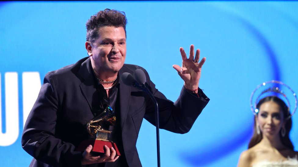 Carlos Vives ganó dos estatuillas, entre ellas la de mejor álbum tropical contemporáneo por Cumbiana II.