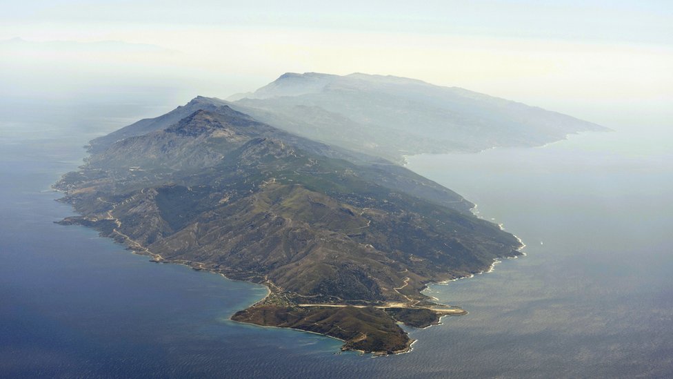 Foto aérea de Icaria