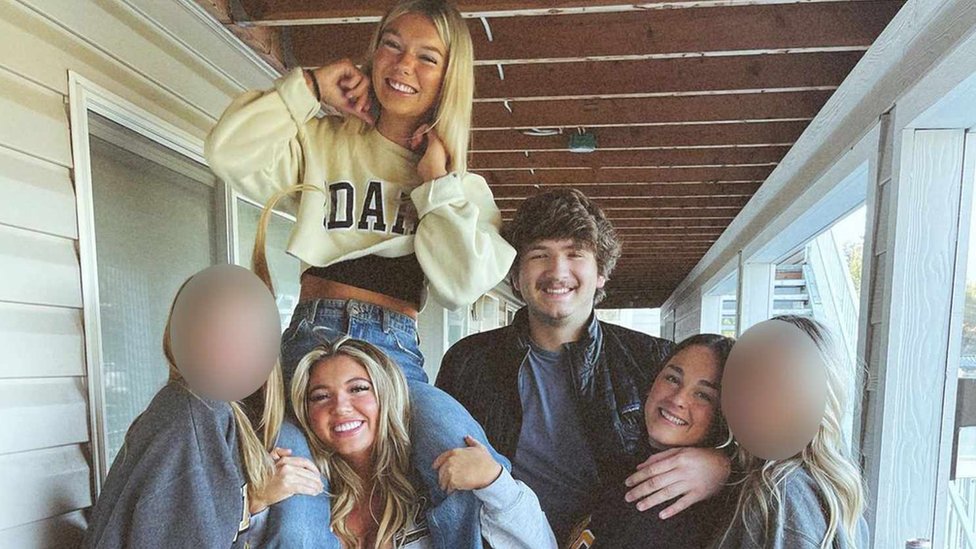Imagen en la que aparecen los cuatro estudiantes asesinados: Xana Kernodle, Ethan Chapin, Kaylee Goncalves, Madison Mogen.