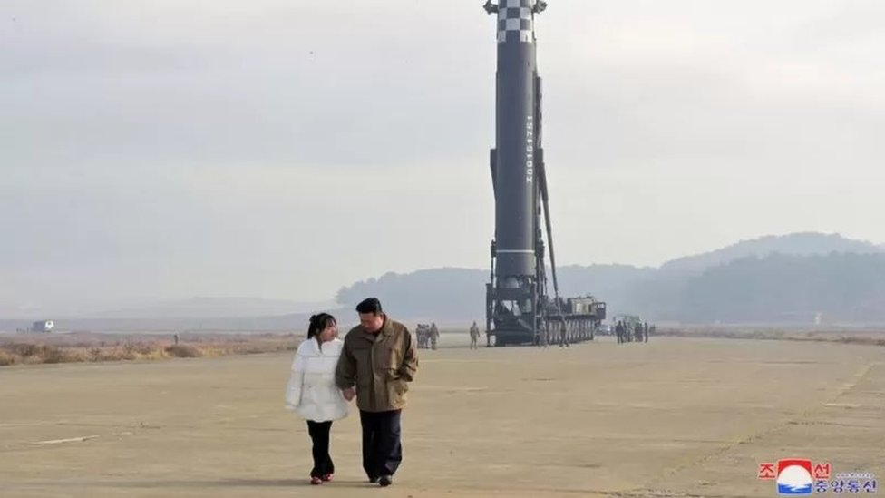 Kim Jong-un y su hija