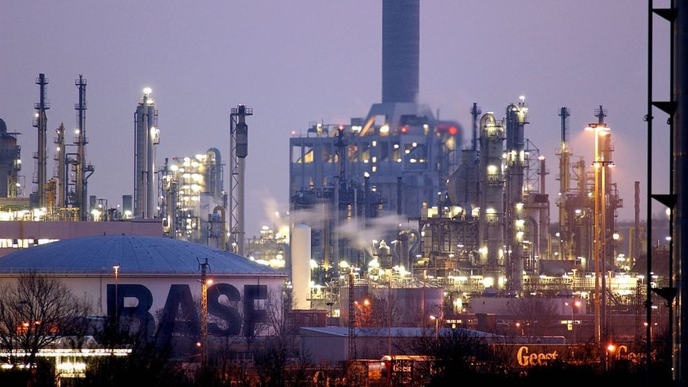 La planta principal de BASF en Ludwigshafen