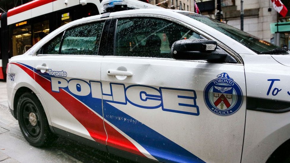 Auto de policía de Toronto, Canadá.