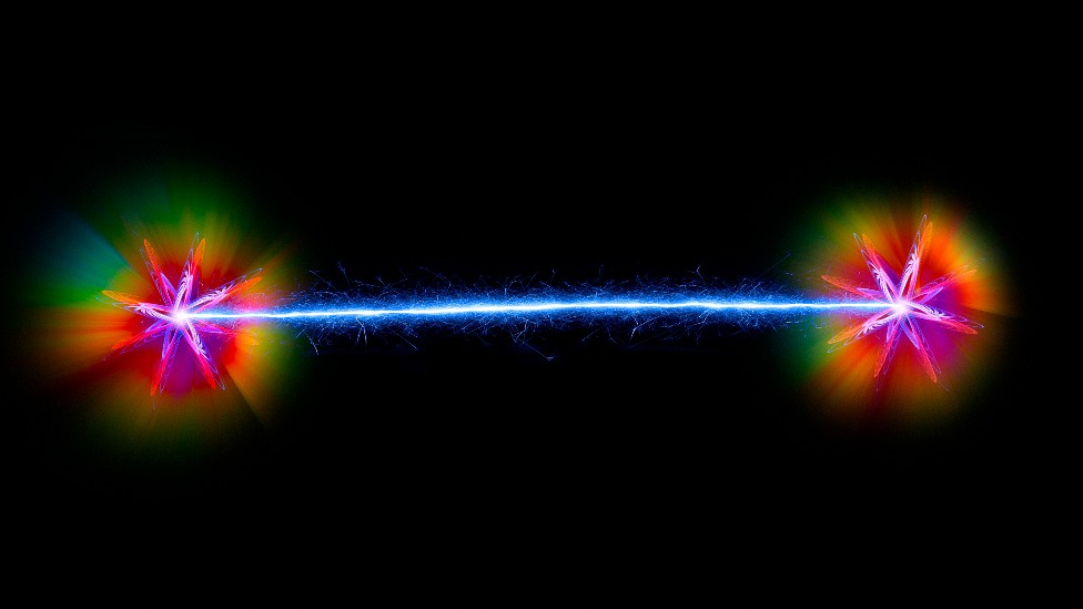 Ilustración de entrelazamiento cuántico