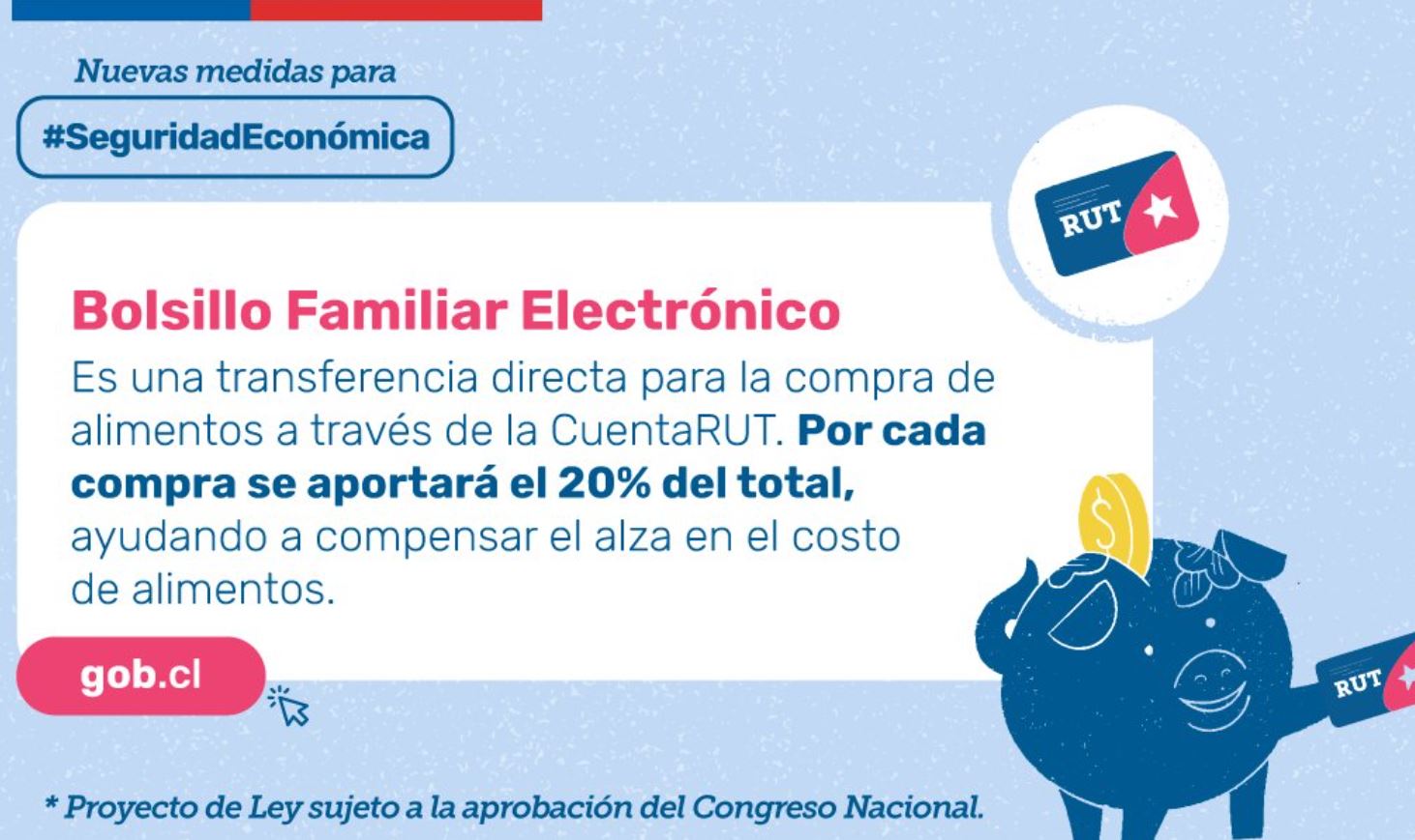 Información sobre Bolsillo Familiar Electrónico.