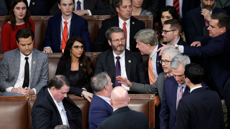 Discusión en la bancada republicana