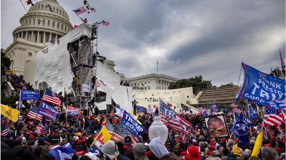 Asalto al Capitolio de Estados Unidos.