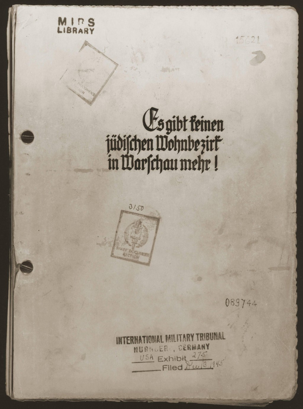 Portada del Stroop Report.