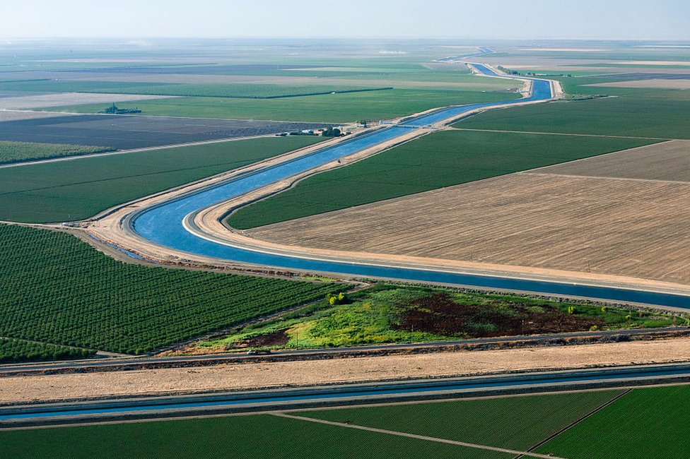 Campos del valle central, California.