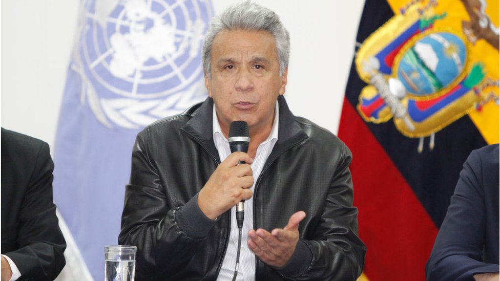 Expresidente ecuatoriano Lenin Moreno