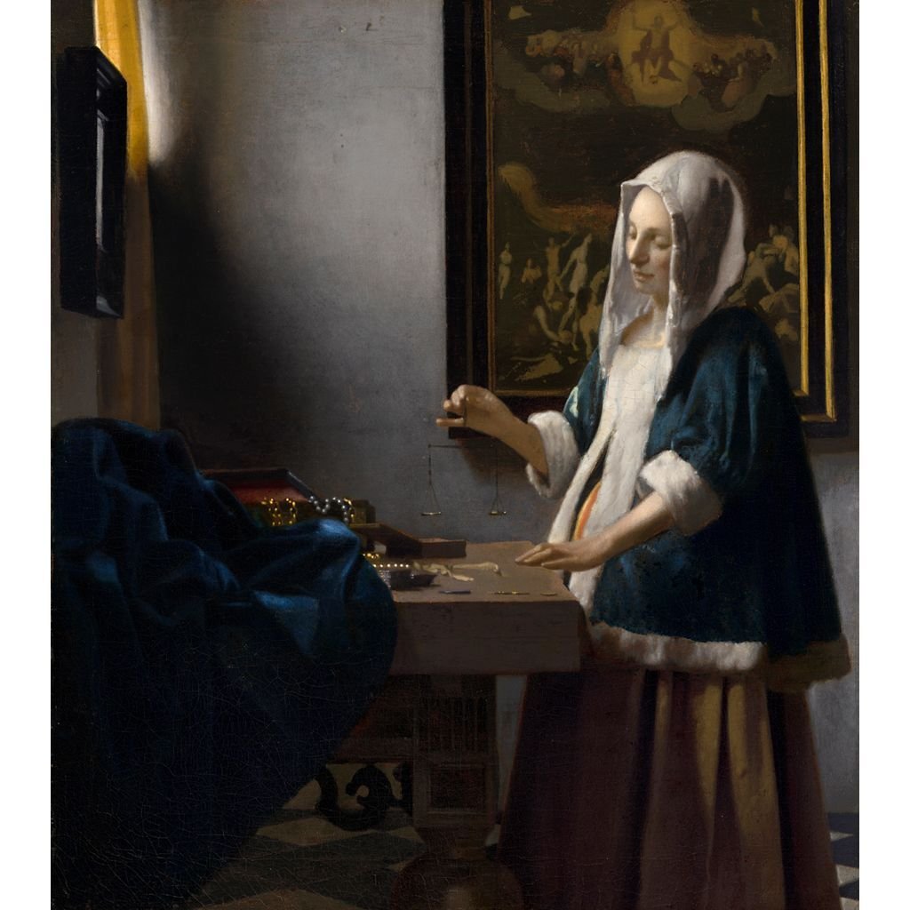 La tasadora de perlas (1662-64) de Johannes Vermeer