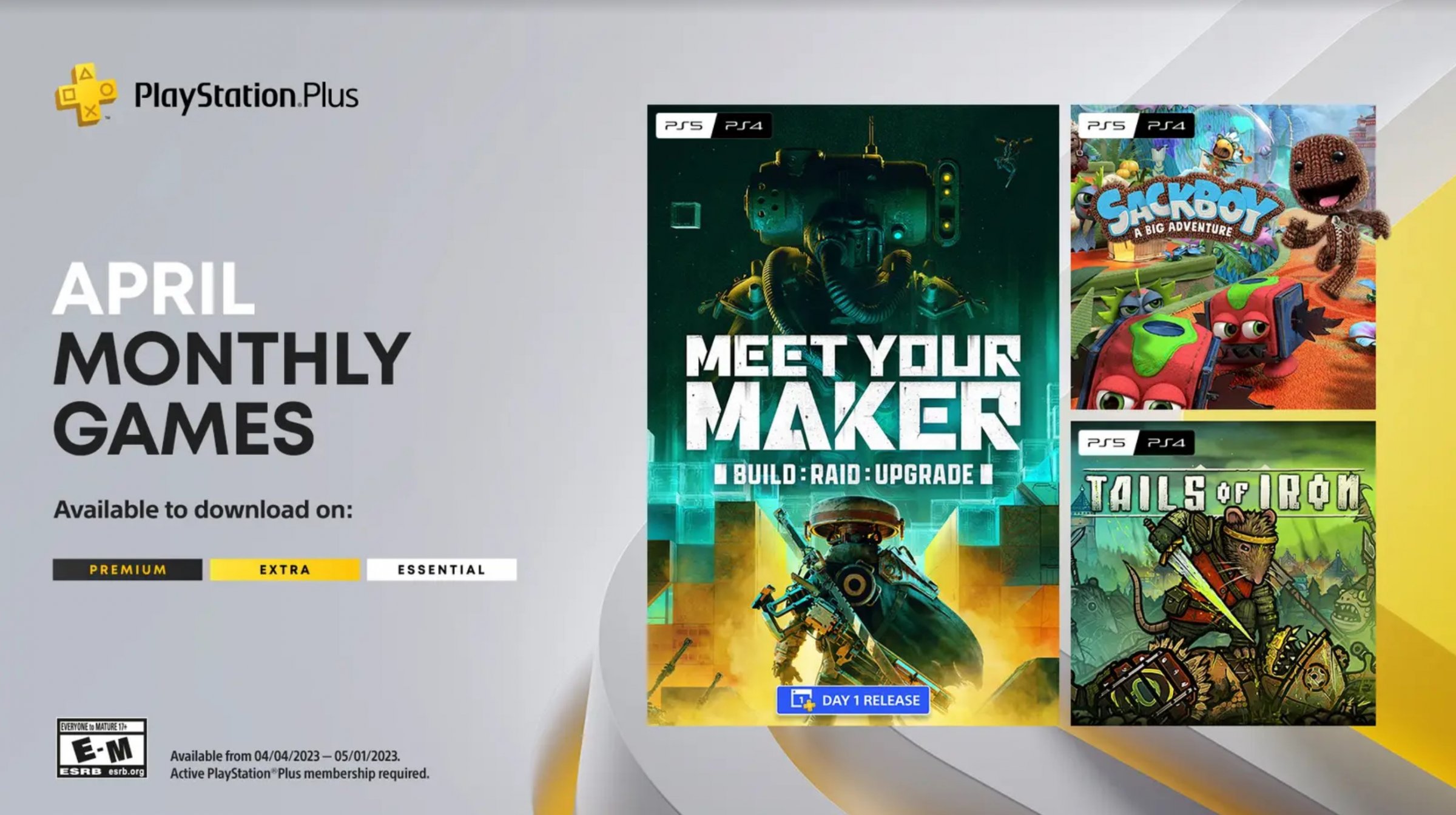 Anuncian los juegos que llegarán al catálogo de PS Plus durante abril