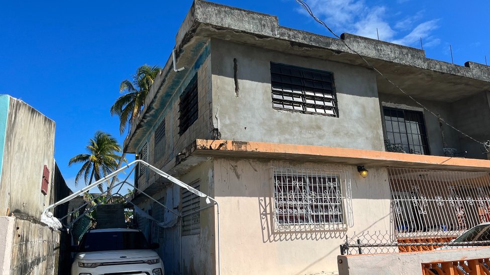 Residencia de Janet Quiñones en el sector Villa Cristiana, en Loíza, Puerto Rico.