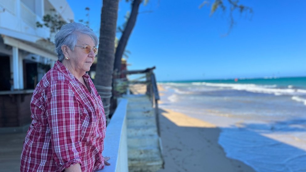 Elsie Herger, propietaria del hotel Hostería del Mar.