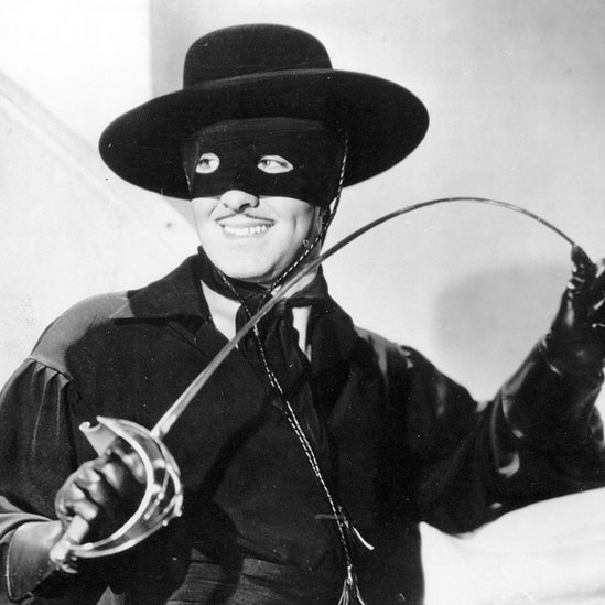 Tyrone Power en "La marca del Zorro", 1940