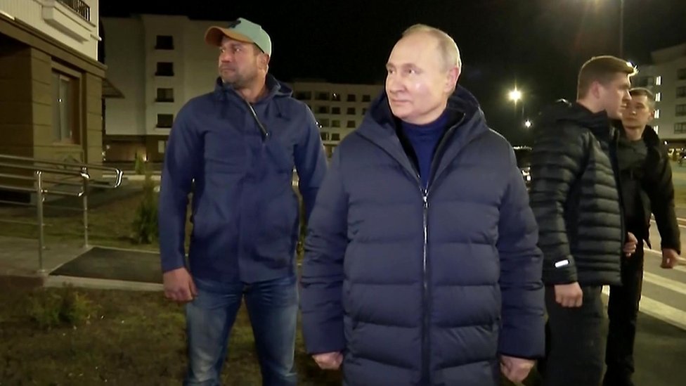 Putin en Mariúpol