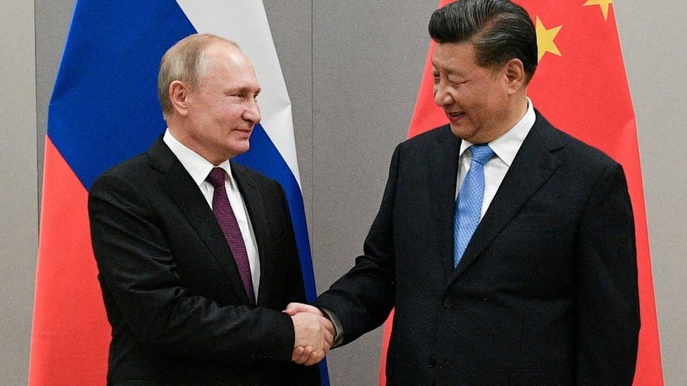 Vladimir Putin y Xi Jinping en Brasil en noviembre de 2019.